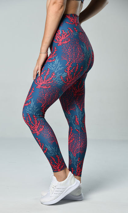 Leggings "Nature" Coral para dama