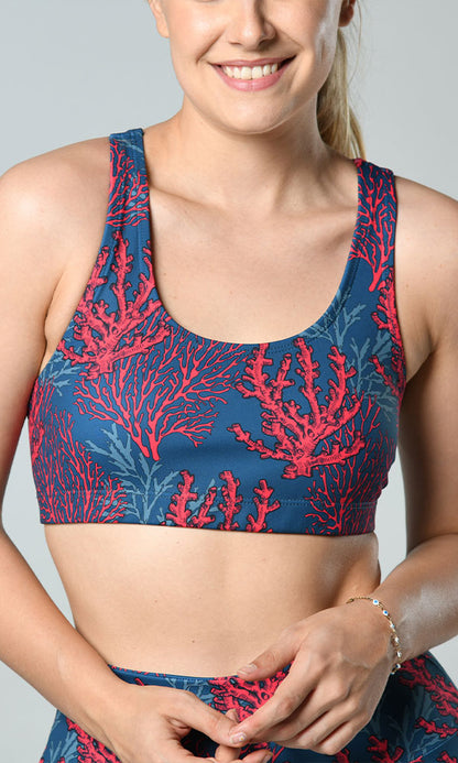 Sport Bra "Nature" Coral para dama