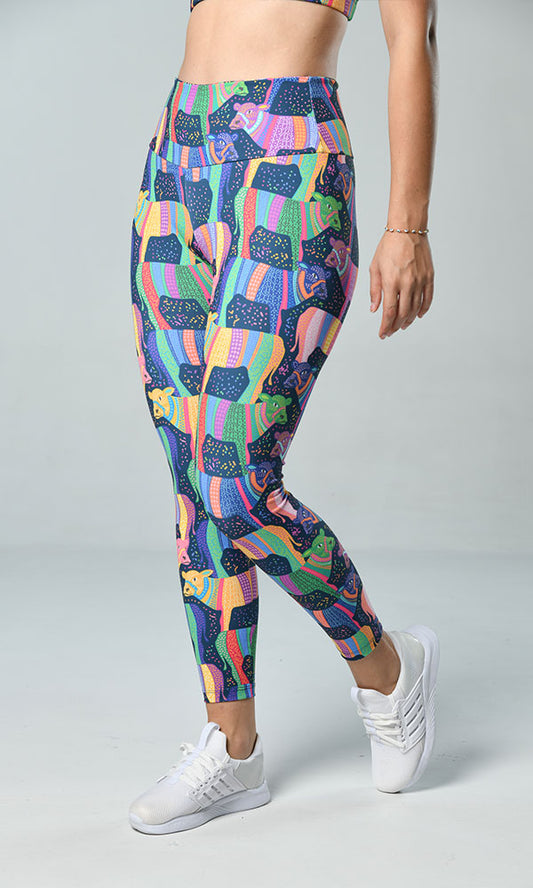 Leggins "Nature" Cows Parade de dama