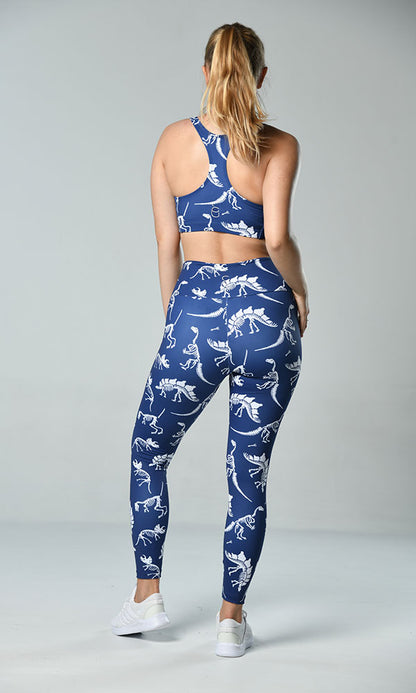 Leggings "Nature" Jurassic Fossil para dama