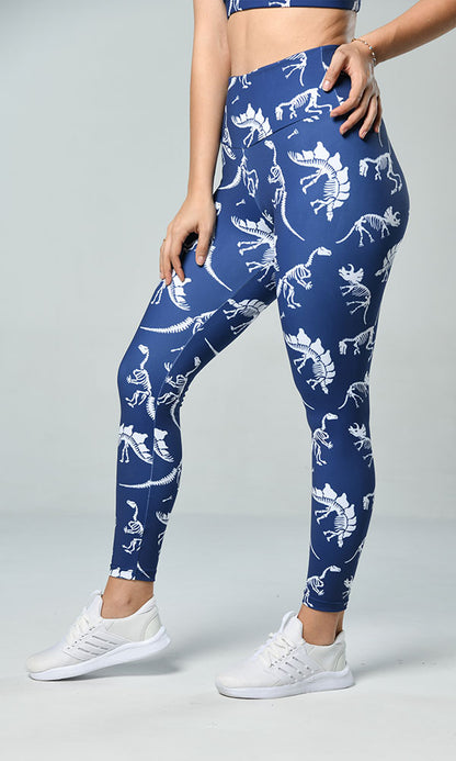 Leggings "Nature" Jurassic Fossil para dama