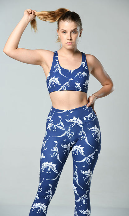 Sport Bra "Nature" Jurassic Fossil de dama