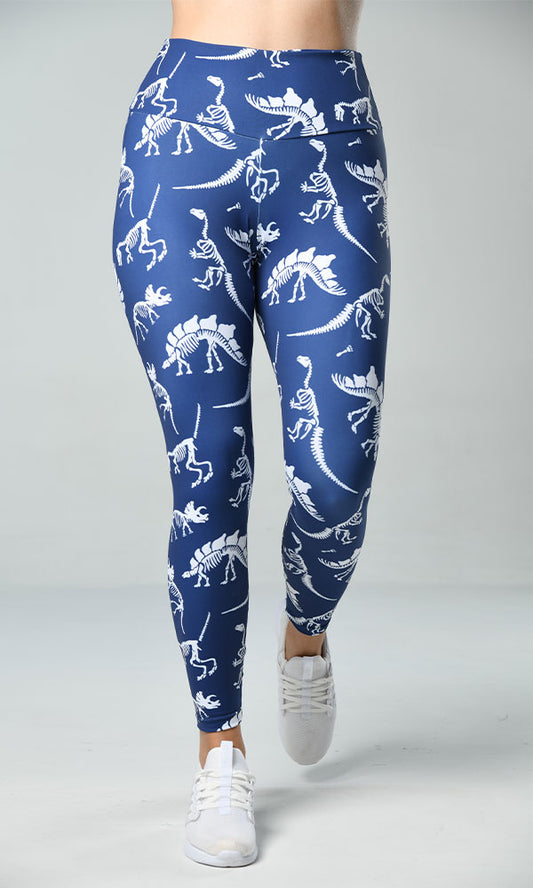 Leggings "Nature" Jurassic Fossil para dama