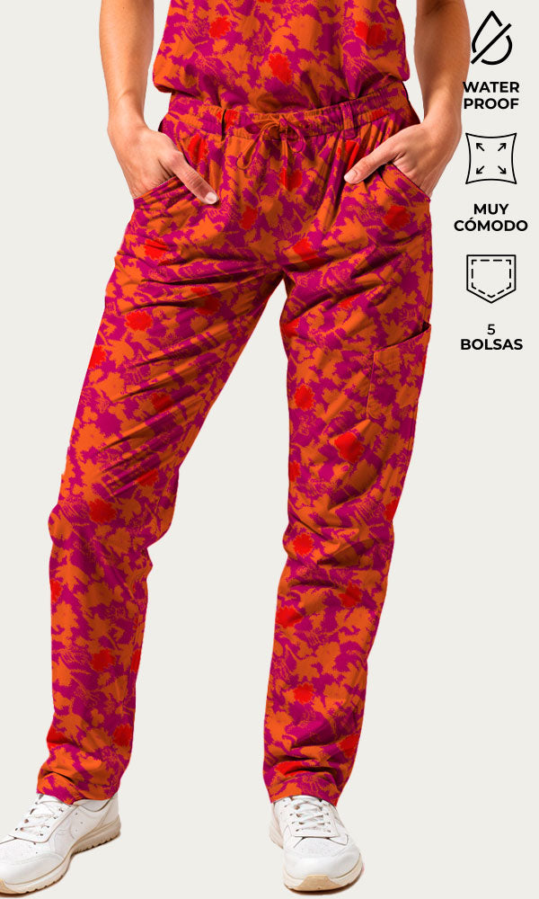 ¡Preventa! Pantalón "Medic" Flowers Camouflage de mujer