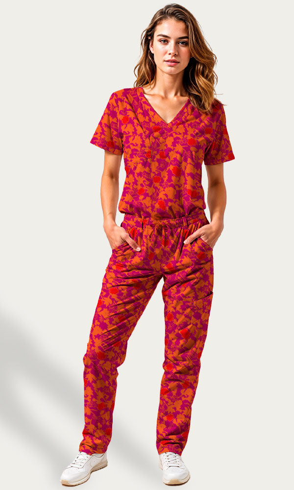 ¡Preventa! Pantalón "Medic" Flowers Camouflage de mujer